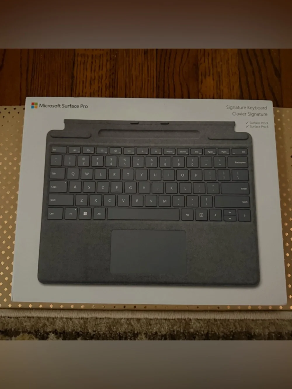 Microsoft Surface Pro Signature Keyboard Alcantara, Surface Pro X & 8 - Ice Blue